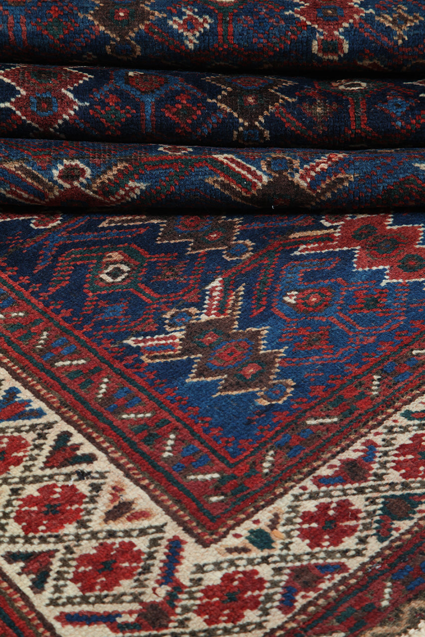 Authentic Antique Persian Malayer Rug | Hand-Knotted 186x142cm