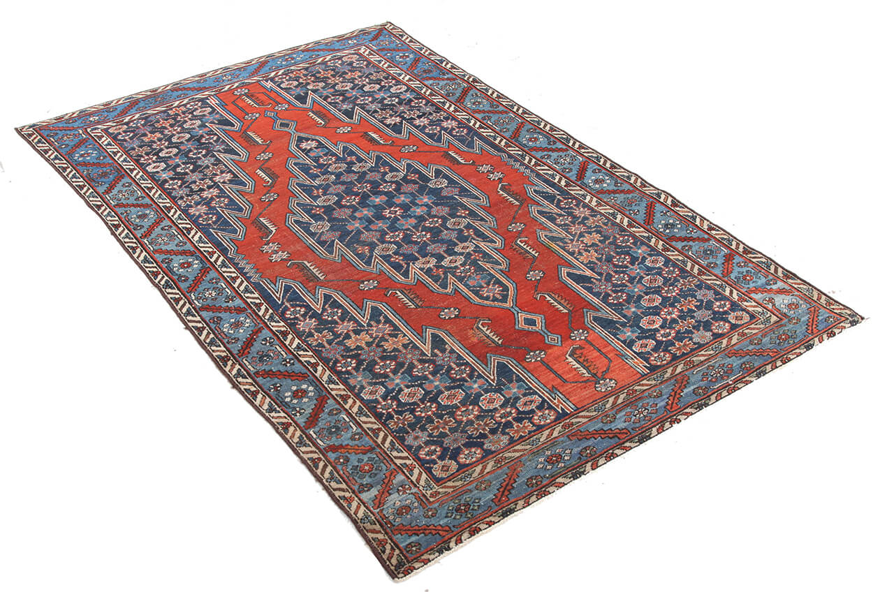 Authentic Antique Persian Malayer Rug | Hand-Knotted 200x128cm