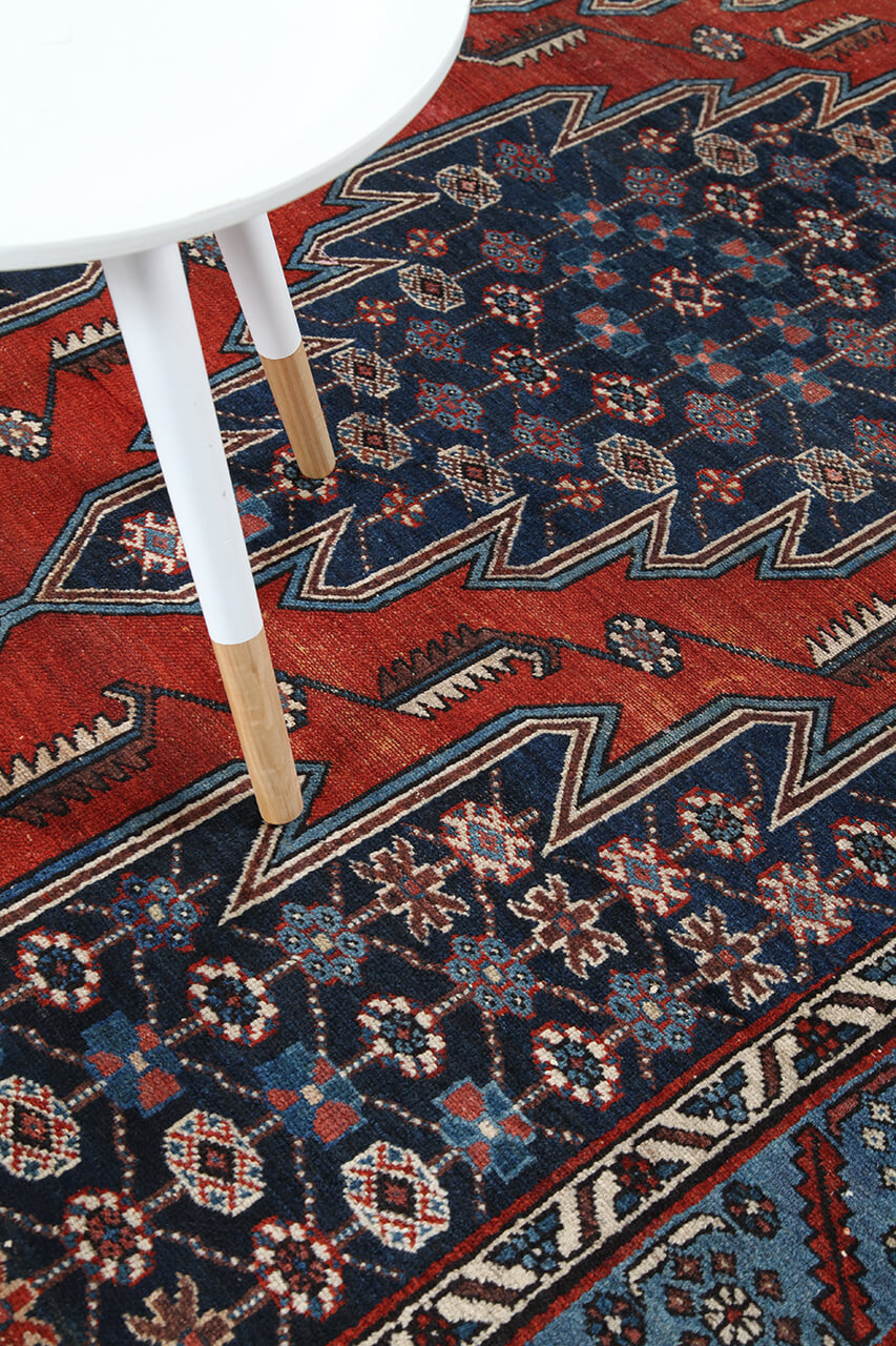 Authentic Antique Persian Malayer Rug | Hand-Knotted 200x128cm