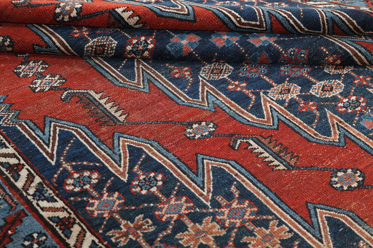 Authentic Antique Persian Malayer Rug | Hand-Knotted 200x128cm