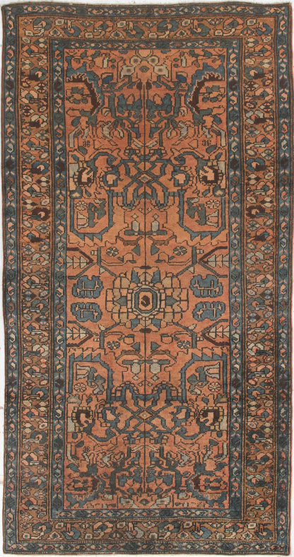 Authentic Antique Persian Malayer Rug | Hand-Knotted 188x98cm