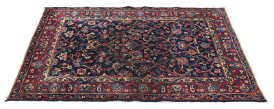 Authentic Antique Persian Kerman Rug | Hand-Knotted 123x97cm