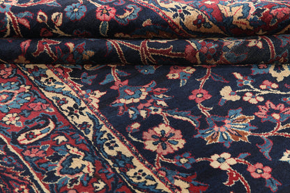 Tappeto Kerman Antico Persiano Autentico | Annodato a Mano 123x97cm