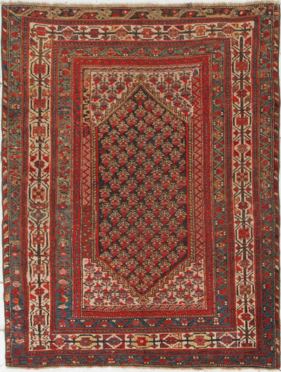 Authentic Antique Persian Malayer Rug | Hand-Knotted 190x147cm