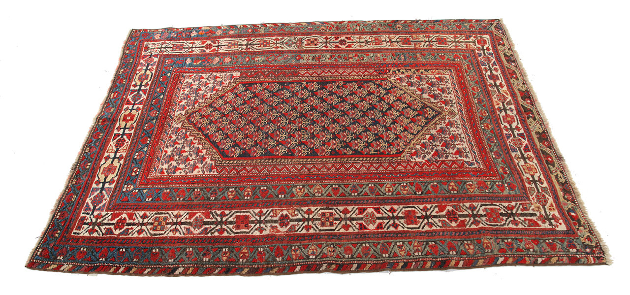 Authentic Antique Persian Malayer Rug | Hand-Knotted 190x147cm