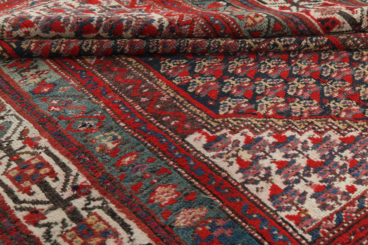 Authentic Antique Persian Malayer Rug | Hand-Knotted 190x147cm
