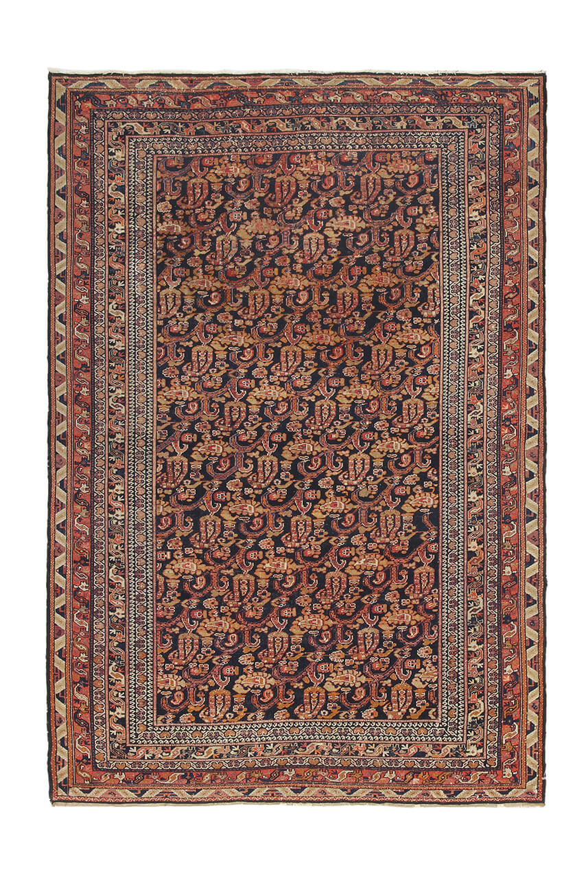 Authentic Antique Persian Malayer Rug | Hand-Knotted 177x118cm