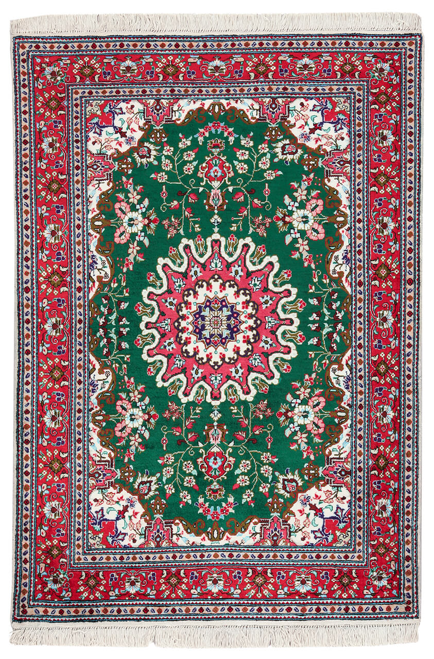 Persian Qum Silk Rug 120_83 cm