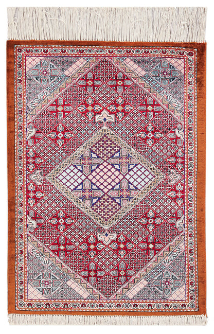 Persian Qum Silk Rug 77_56 cm