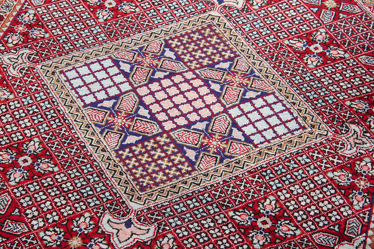 Persian Qum Silk Rug 77_56 cm