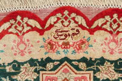 Tappeto Persiano QUM in seta 201x201cm