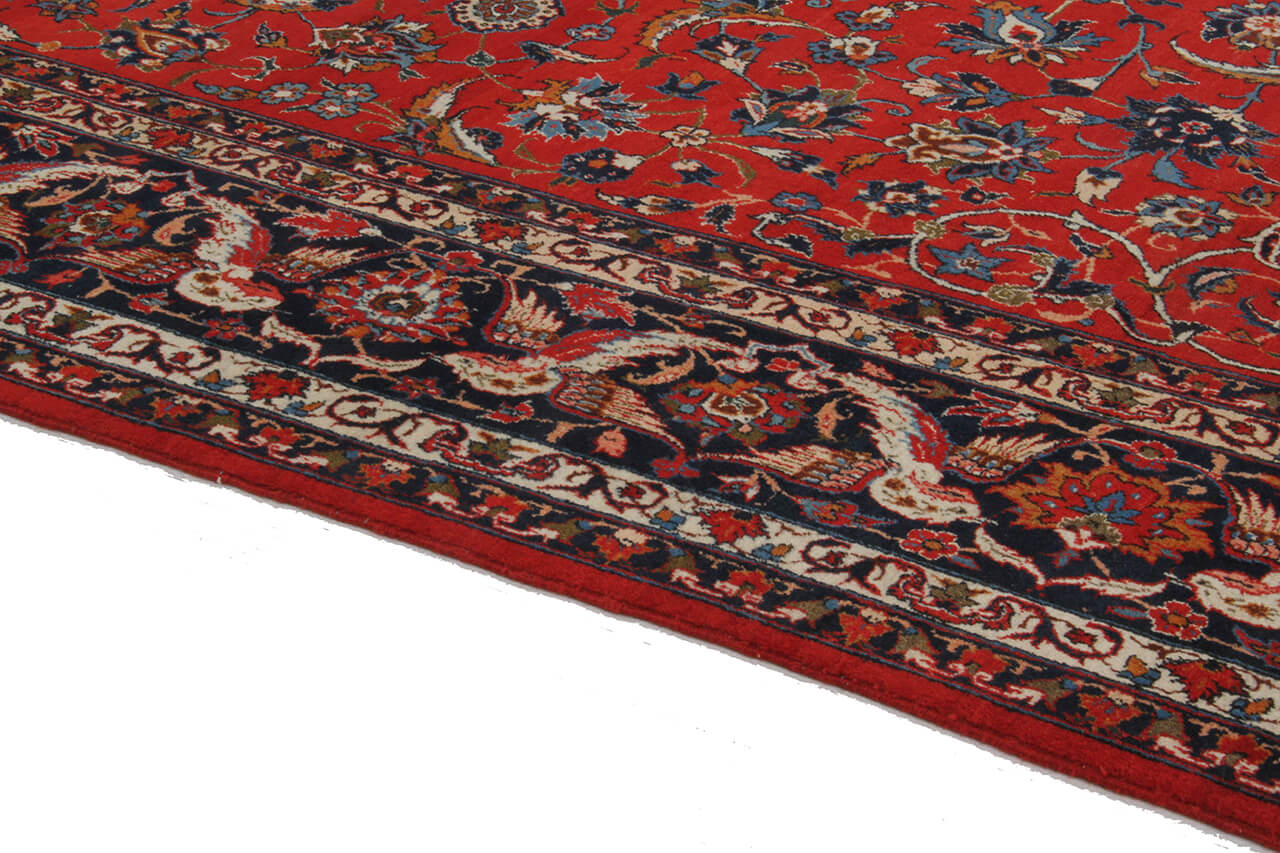 Persian Isfahan Silk & Wool Rug 345_240 cm