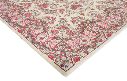 Tappeto Kerman Antico Persiano Autentico | Annodato a Mano 280x185cm