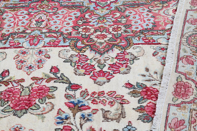 Tappeto Kerman Antico Persiano Autentico | Annodato a Mano 280x185cm - CarpetLiving