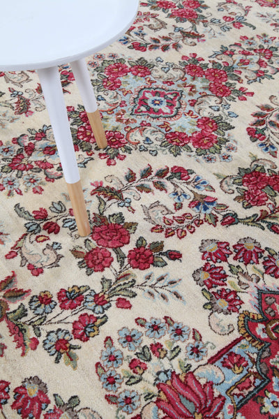 Tappeto Kerman Antico Persiano Autentico | Annodato a Mano 280x185cm - CarpetLiving