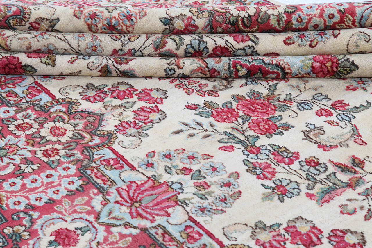 Tappeto Kerman Antico Persiano Autentico | Annodato a Mano 280x185cm