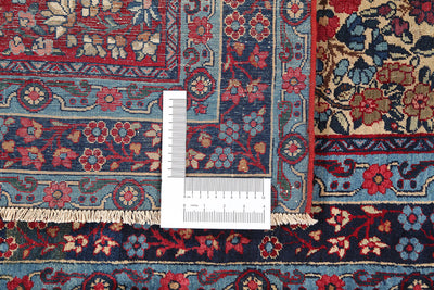 Tappeto Kerman Antico Persiano Autentico | Annodato a Mano 225x145cm - CarpetLiving