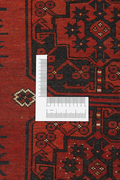 Antique Bouchara Oriental Rug: Authentic Turkmen Rug 356x270cm