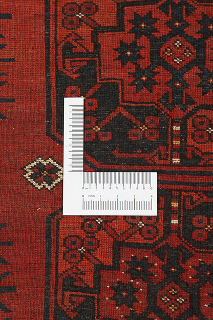 Tappeto Orientale Bouchara Antico: Autentico Tappeto Turcomanno 356x270cm