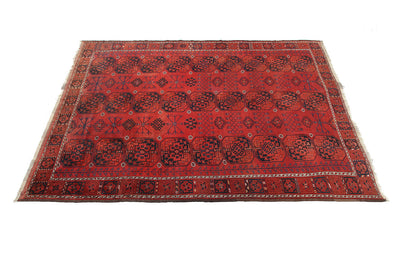 Antique Bouchara Oriental Rug: Authentic Turkmen Rug 356x270cm