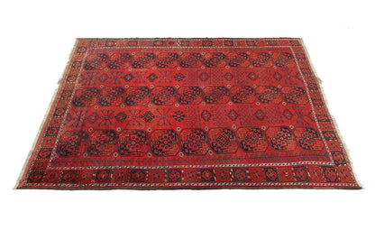 Tappeto Orientale Bouchara Antico: Autentico Tappeto Turcomanno 356x270cm