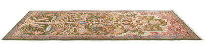 Tappeto Mahal Antico Persiano Autentico | Annodato a Mano 361x186cm