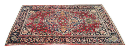 Authentic Antique Persian Isfahan Rug | Hand-Knotted 200x129cm