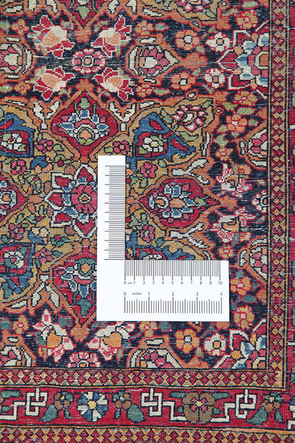 Authentic Antique Persian Isfahan Rug | Hand-Knotted 209x135cm