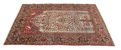 Authentic Antique Persian Isfahan Rug | Hand-Knotted 200x132cm