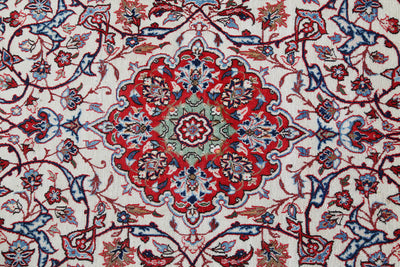 Persian Isfahan Silk & Wool Rug 224_148 cm