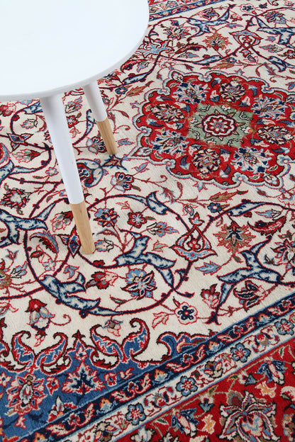 Persian Isfahan Silk & Wool Rug 224_148 cm