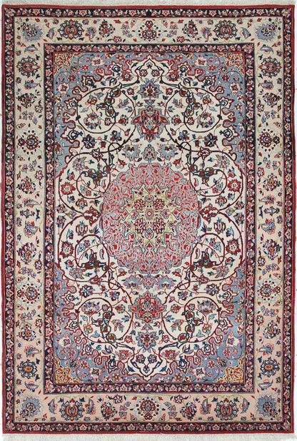 Persian Isfahan Silk & Wool Rug 226_150 cm