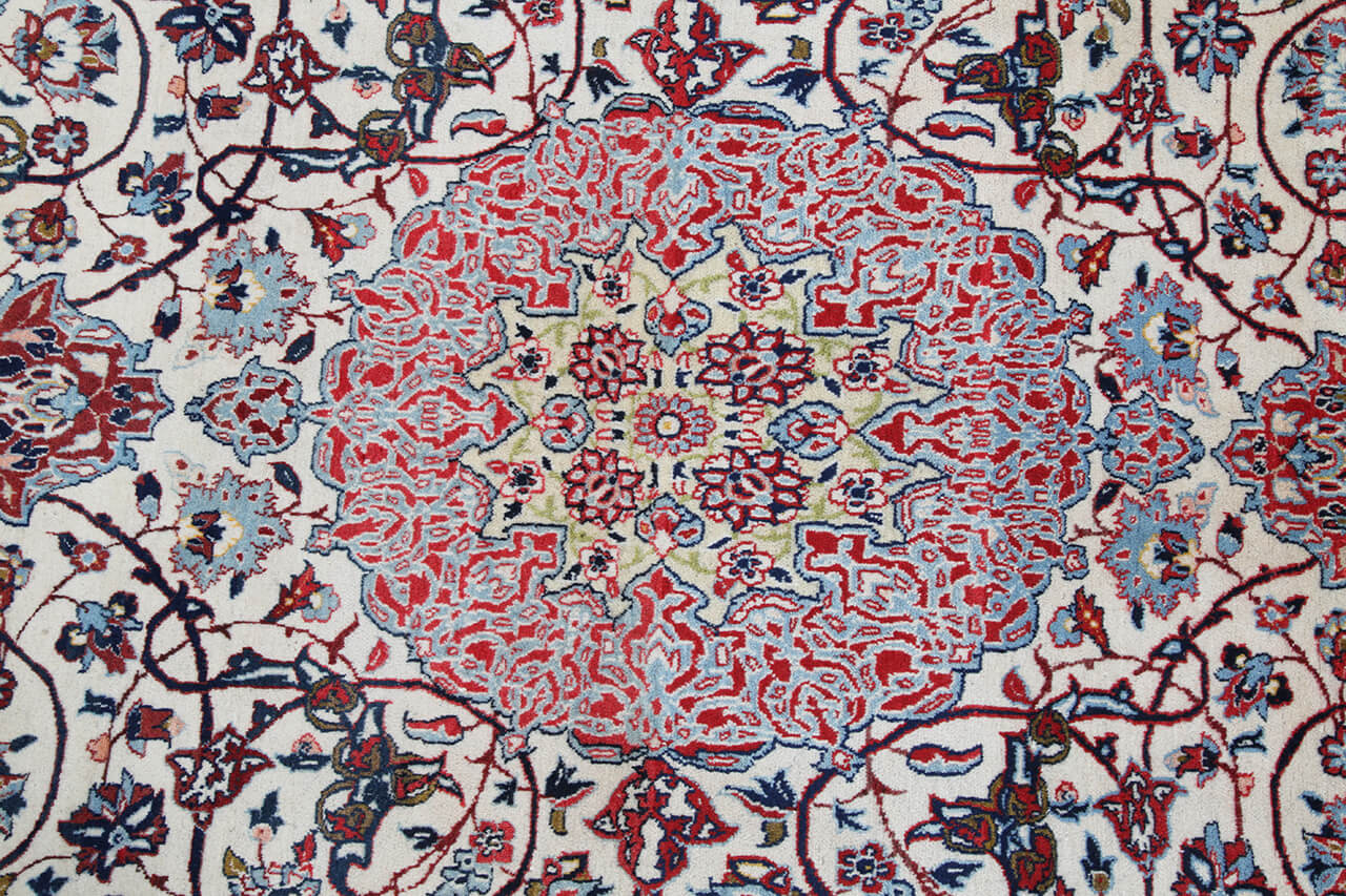 Persian Isfahan Silk & Wool Rug 226_150 cm