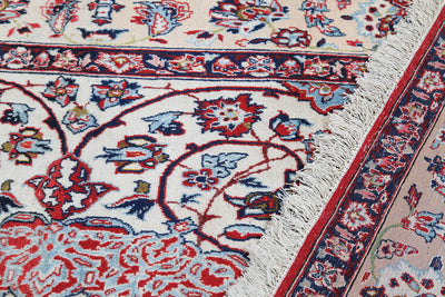 Tappeto Persiano ISFAHAN Seta/Lana 226x150cm - CarpetLiving