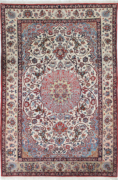 Tappeto Persiano ISFAHAN Seta/Lana 225x149cm - CarpetLiving