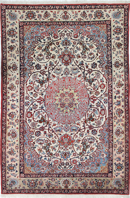 Persian Isfahan Silk & Wool Rug 225_149 cm