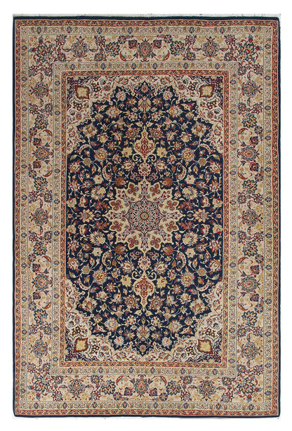 Authentic Antique Persian Isfahan Rug | Hand-Knotted 225x150cm
