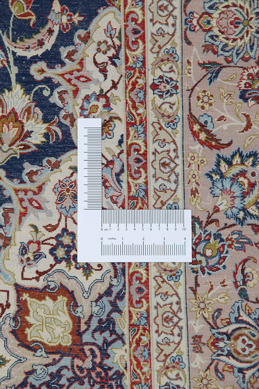 Authentic Antique Persian Isfahan Rug | Hand-Knotted 225x150cm