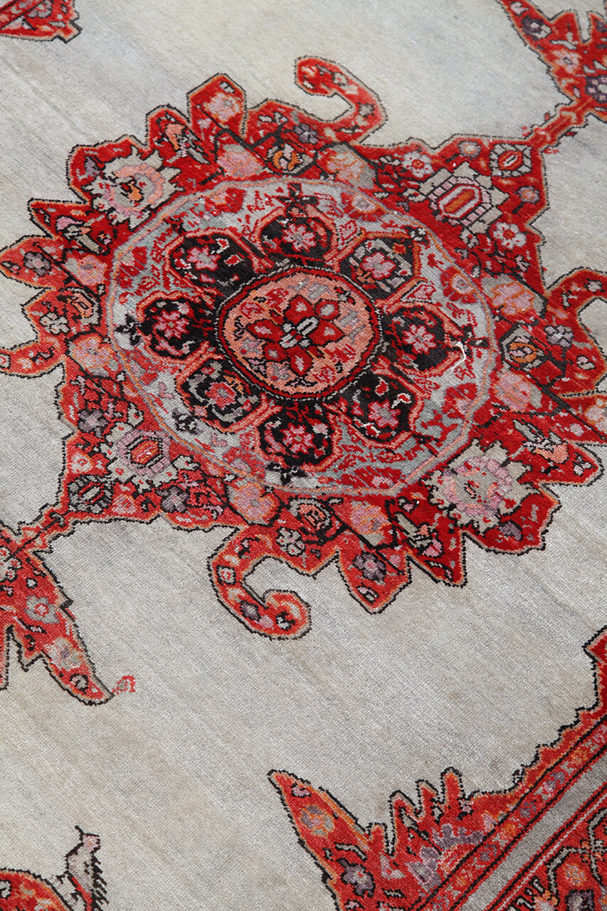 Authentic Antique Persian Malayer Rug | Hand-Knotted 186x130cm