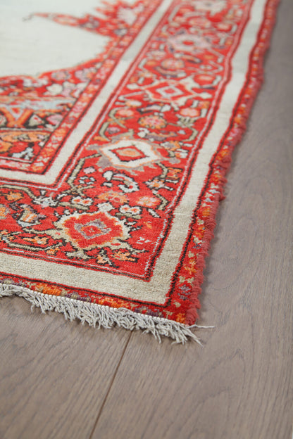 Authentic Antique Persian Malayer Rug | Hand-Knotted 186x130cm