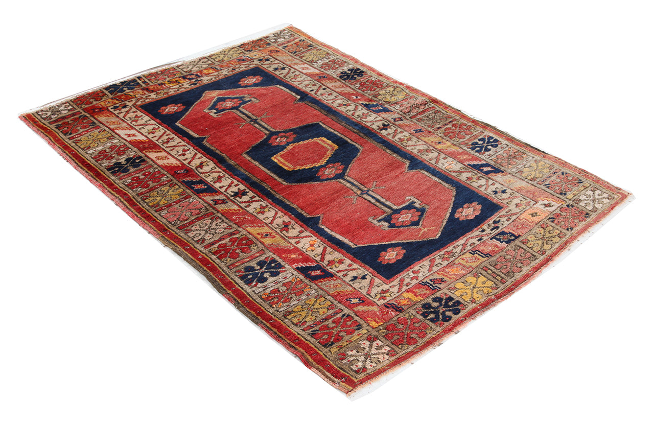 Authentic Antique Anatolian Rug | Hand-Knotted 158x110cm