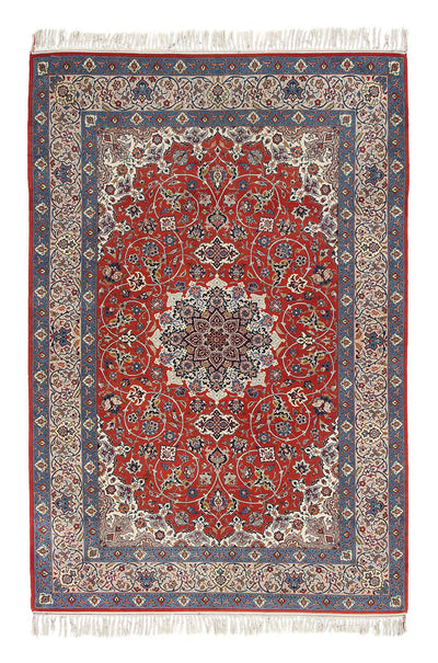 Authentic Antique Persian Isfahan Rug | Hand-Knotted 225x150cm