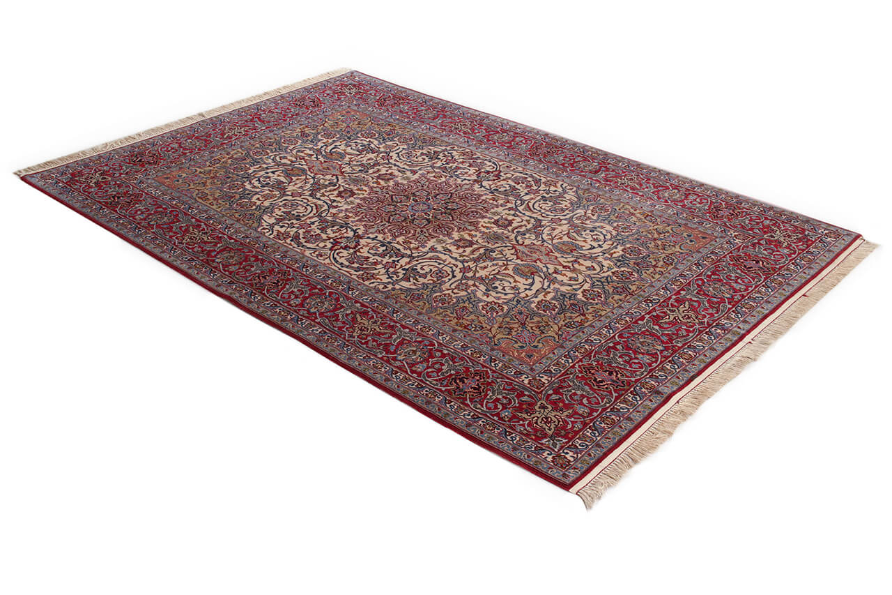 Tappeto Persiano ISFAHAN Seta/Lana 232x156cm