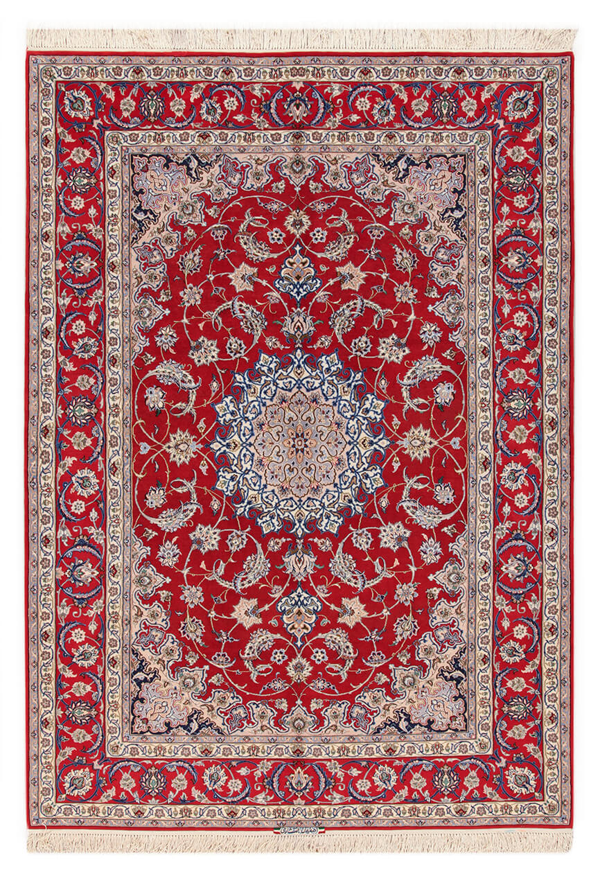 Tappeto Persiano ISFAHAN Seta/Lana 223x160cm