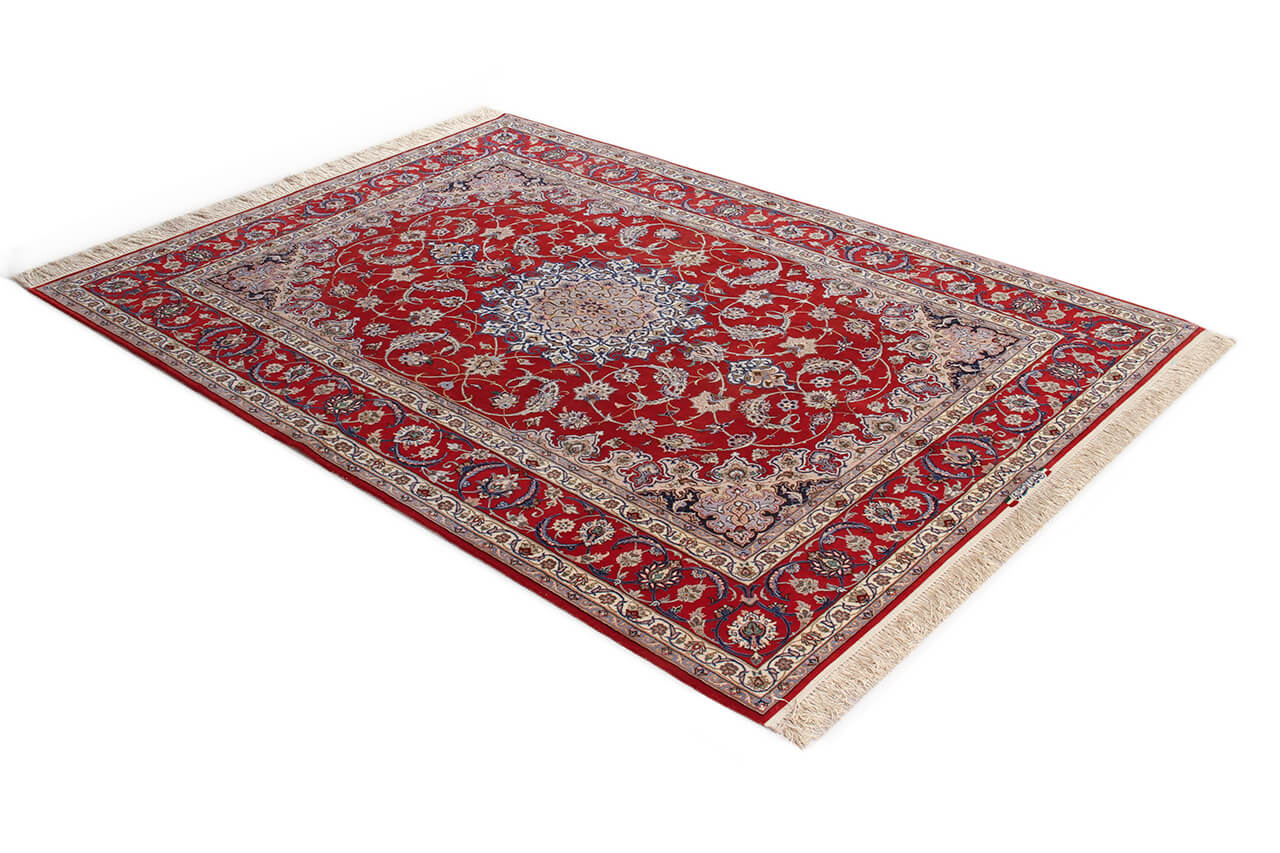 Tappeto Persiano ISFAHAN Seta/Lana 223x160cm