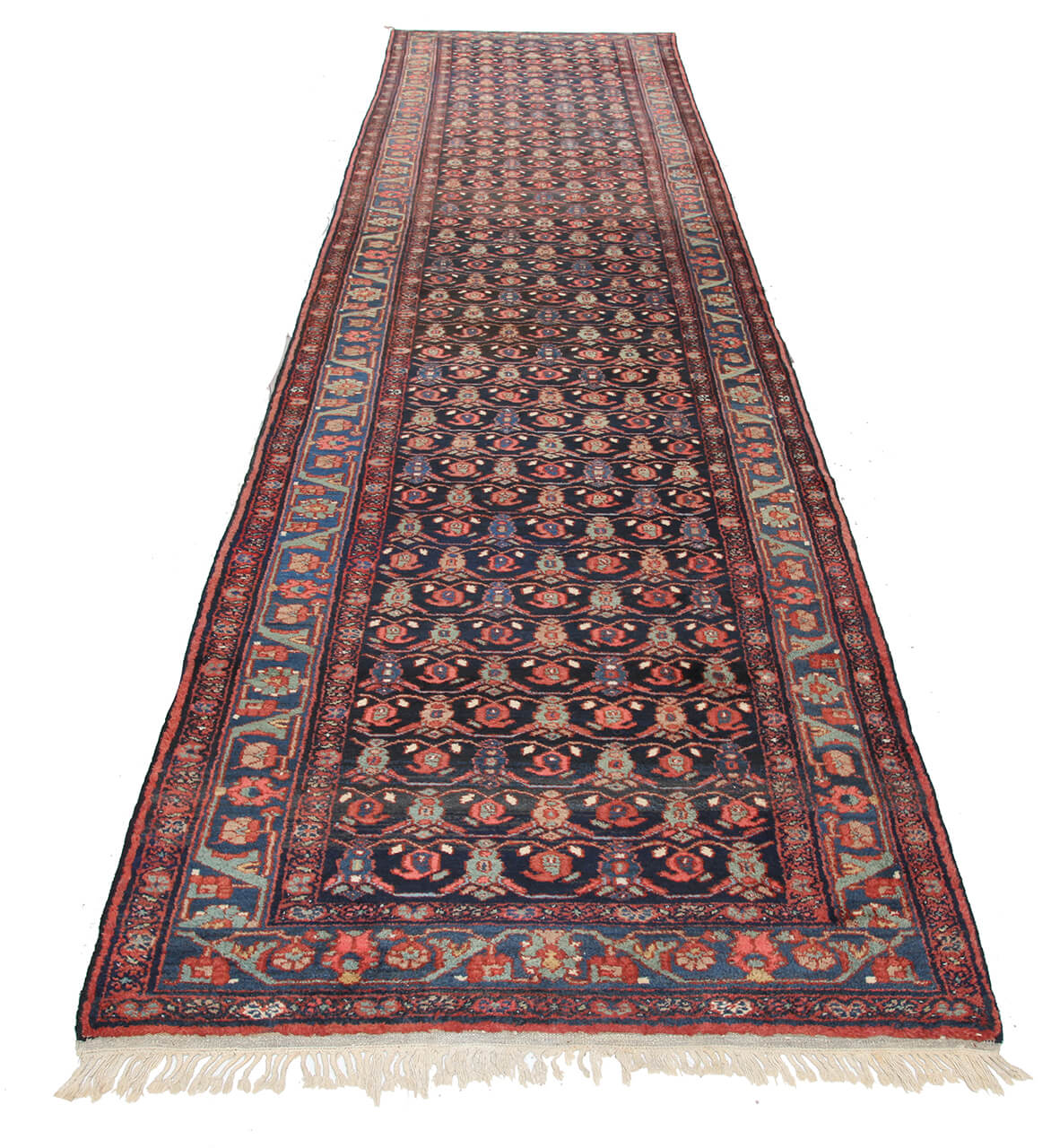 Authentic Antique Persian Malayer Rug | Hand-Knotted 500x122cm