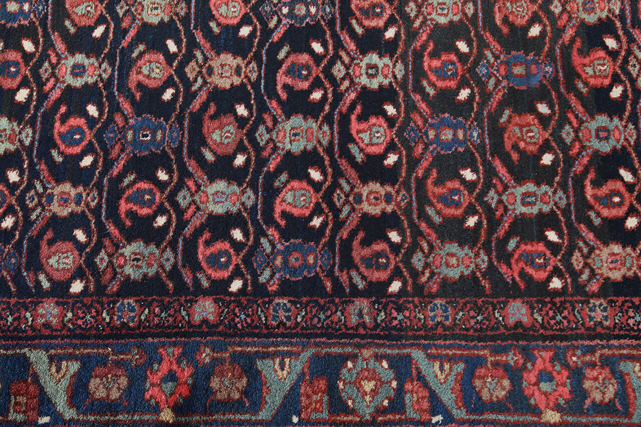 Authentic Antique Persian Malayer Rug | Hand-Knotted 500x122cm