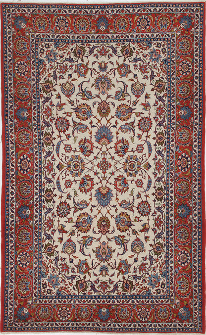 Authentic Antique Persian Isfahan Rug | Hand-Knotted 242x148cm