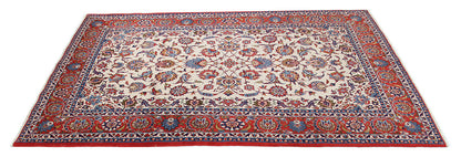 Authentic Antique Persian Isfahan Rug | Hand-Knotted 242x148cm