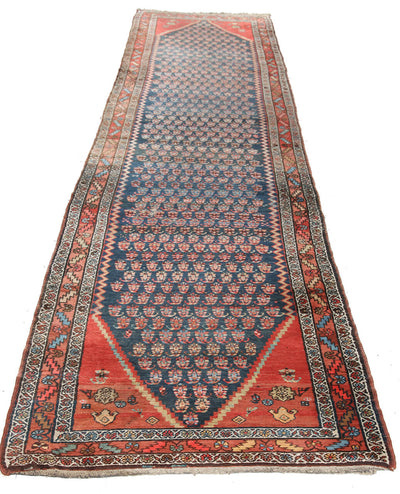 Tappeto Malayer Antico Persiano Autentico | Annodato a Mano 484x108cm - CarpetLiving